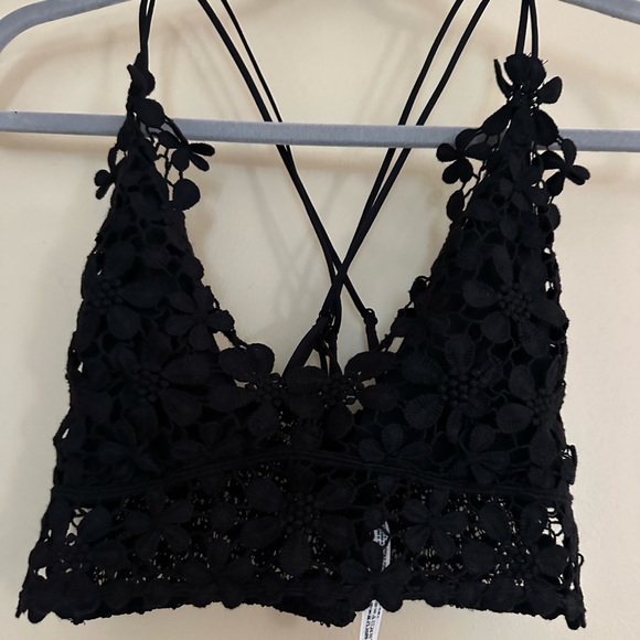 NWT Free people black bralette one size - Picture 4 of 6